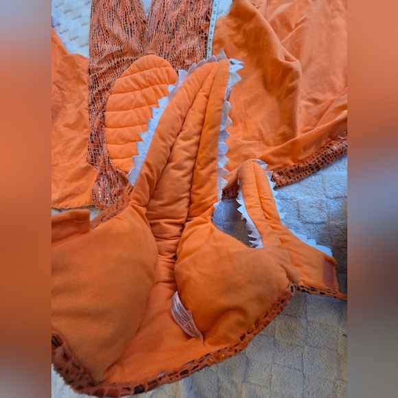 Pottery Barn Kids Orange Pterodactyl Costume Size 4-6 - Picture 3 of 8